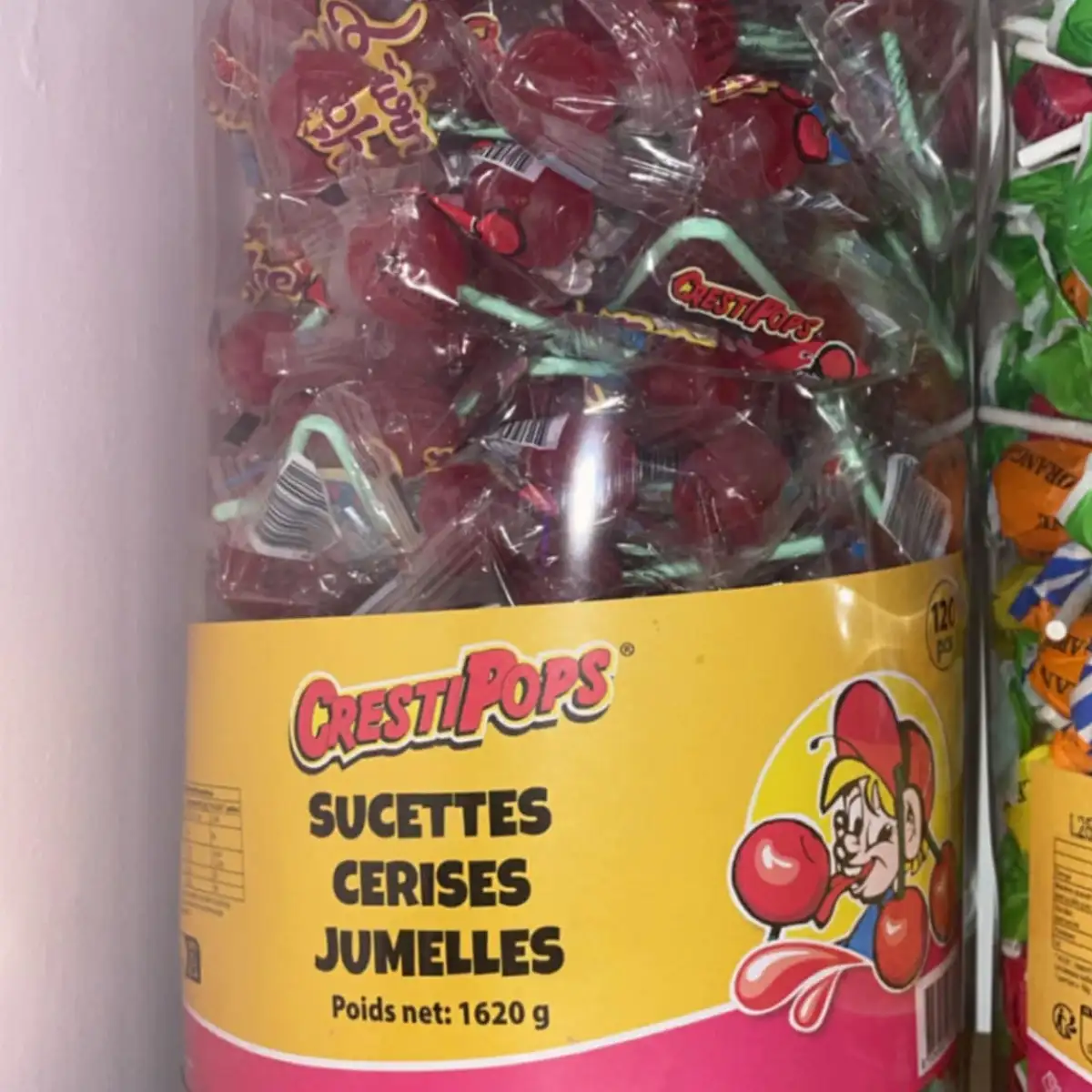 Sucette cerise jumelle les 10